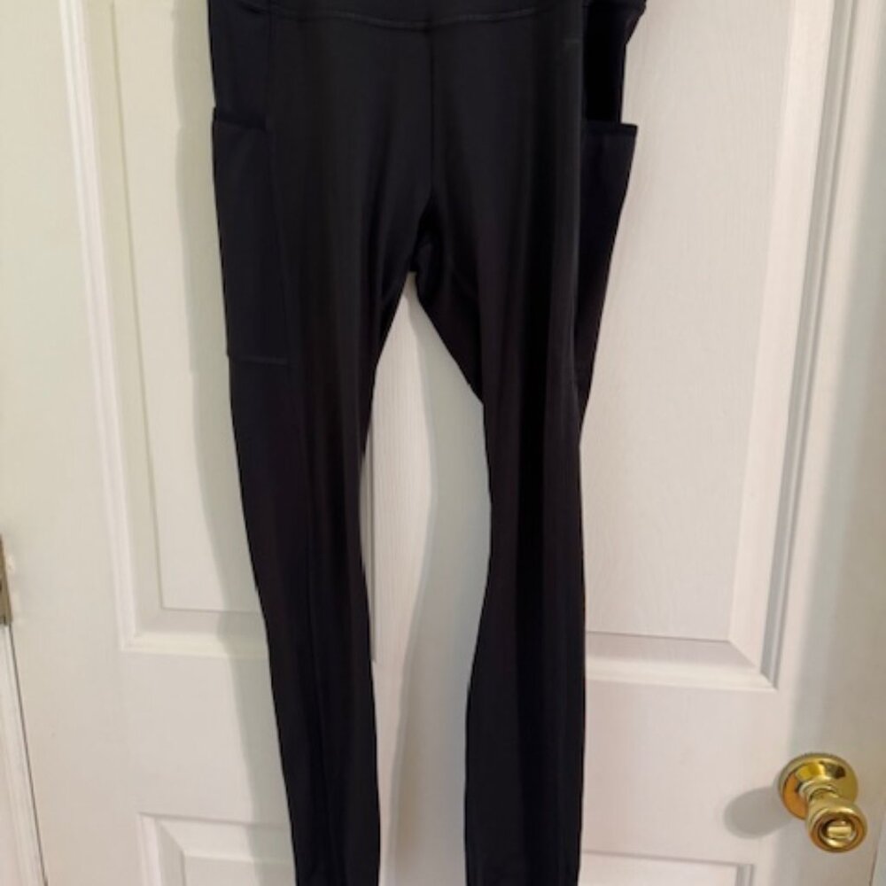 Gymshark Black Pocket Leggings Sz Small EUC High Waisted Athleisure